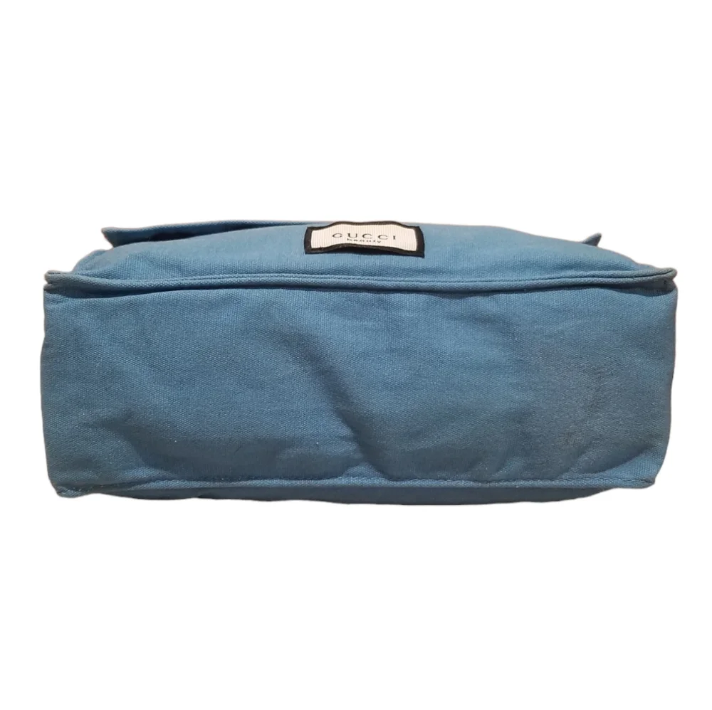 RARE Vintage Authentic Gucci beauty cosmetic makeup travel bag canvas